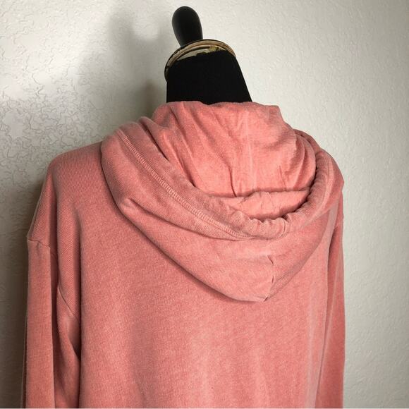 Sundry washed pink Army of Lovers hooded pullover knit top size 2 or Medium - Picture 9 of 15